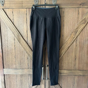 NWT Women with Control Waist Tummy Control Slim Leg Pants Black Size XXST